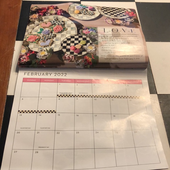 2022 Mackenzie Childs Calendar - Picture 4 of 14